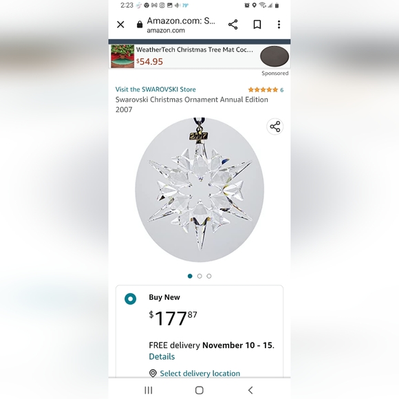 Swarovski christmas ornament - Picture 2 of 7